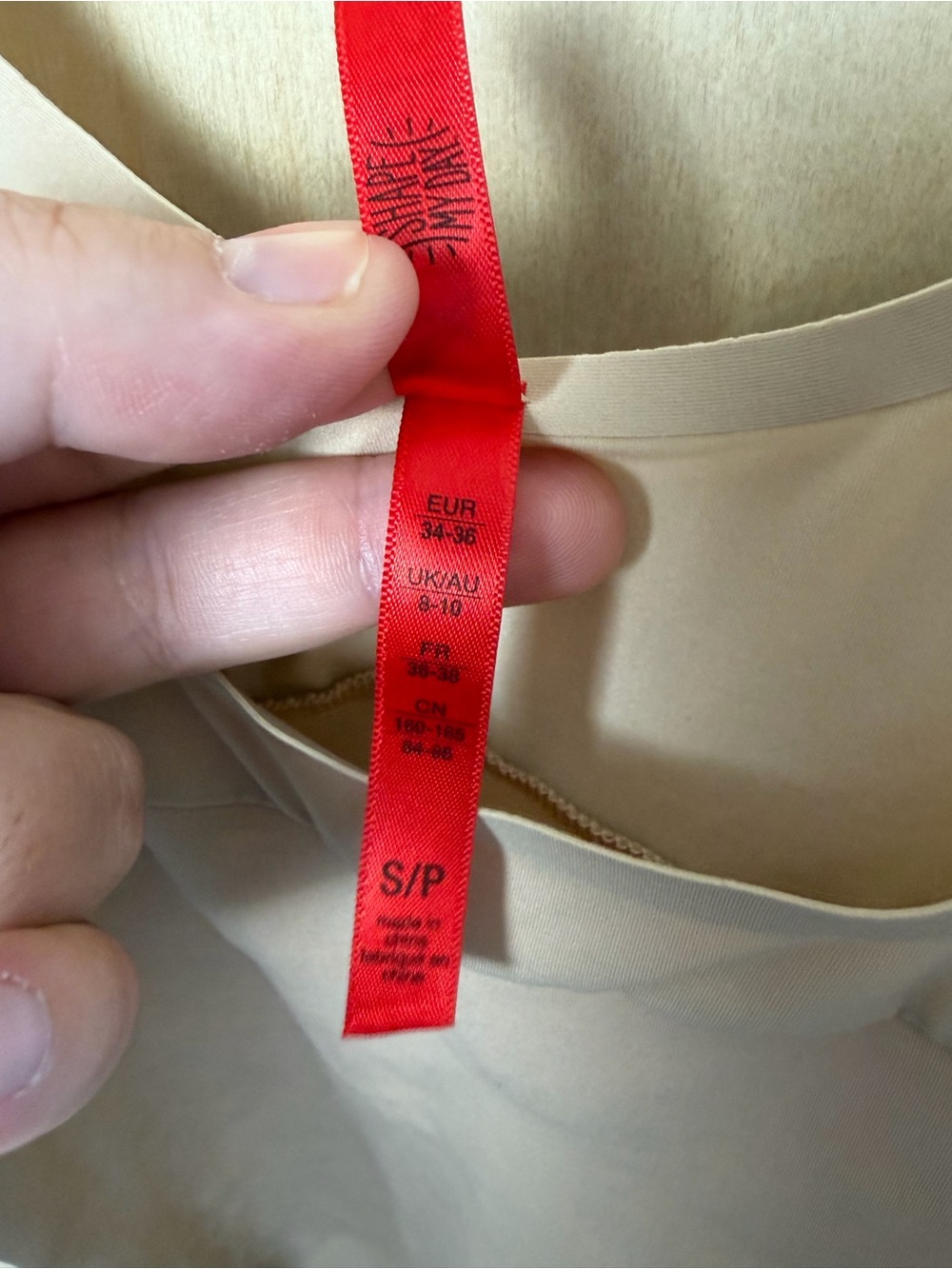 SPANX Shape My Day Open Bust Cami Tank Nude Beige Firm Control Shaper SS0315 S - Picture 3 of 6